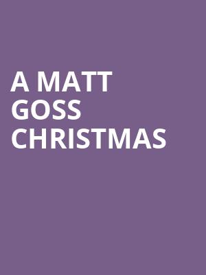 A Matt Goss Christmas at O2 Shepherds Bush Empire